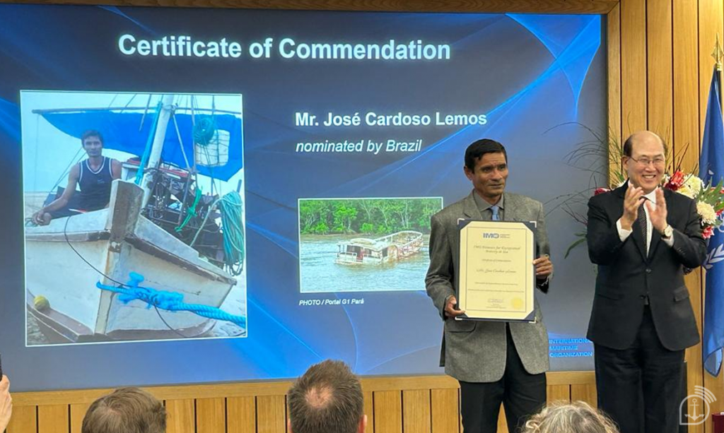 Pescador brasileiro é premiado