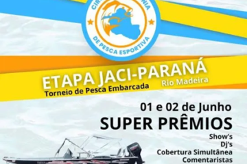 Com R$ 100 mil em prêmios, Circuito Rondônia de Pesca Esportiva tem calendário divulgado