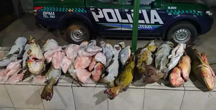 Polícia Militar Ambiental apreende 283 kg de peixe em Bonito (MS)