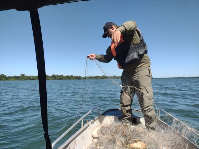 Operação Guardiões do Lago do Naturatins apreende 650 metros de redes de pesca