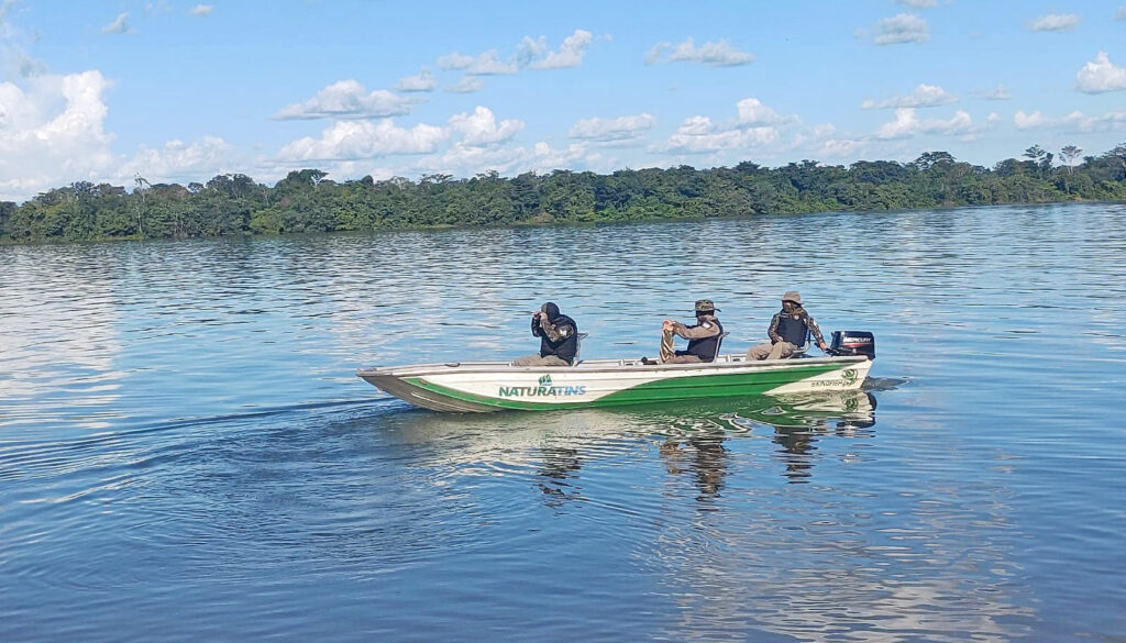 Naturatins apreende mais de 6 mil metros de redes de pesca e 84 kg de pescado no Tocantins