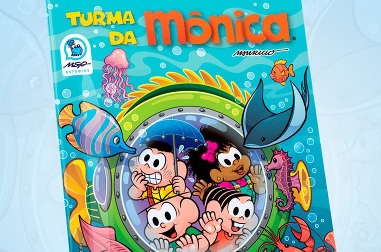 Revista Turma da Mônica Oceanos promove educação ambiental para crianças